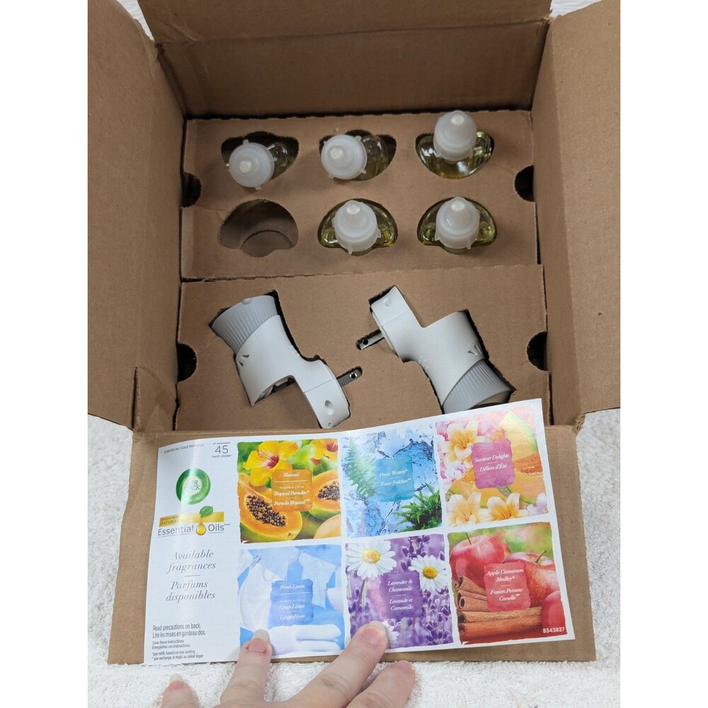 Air Wick - Essential Oils Refills - Fresh Linen - 5 Pack - 2 Warmers